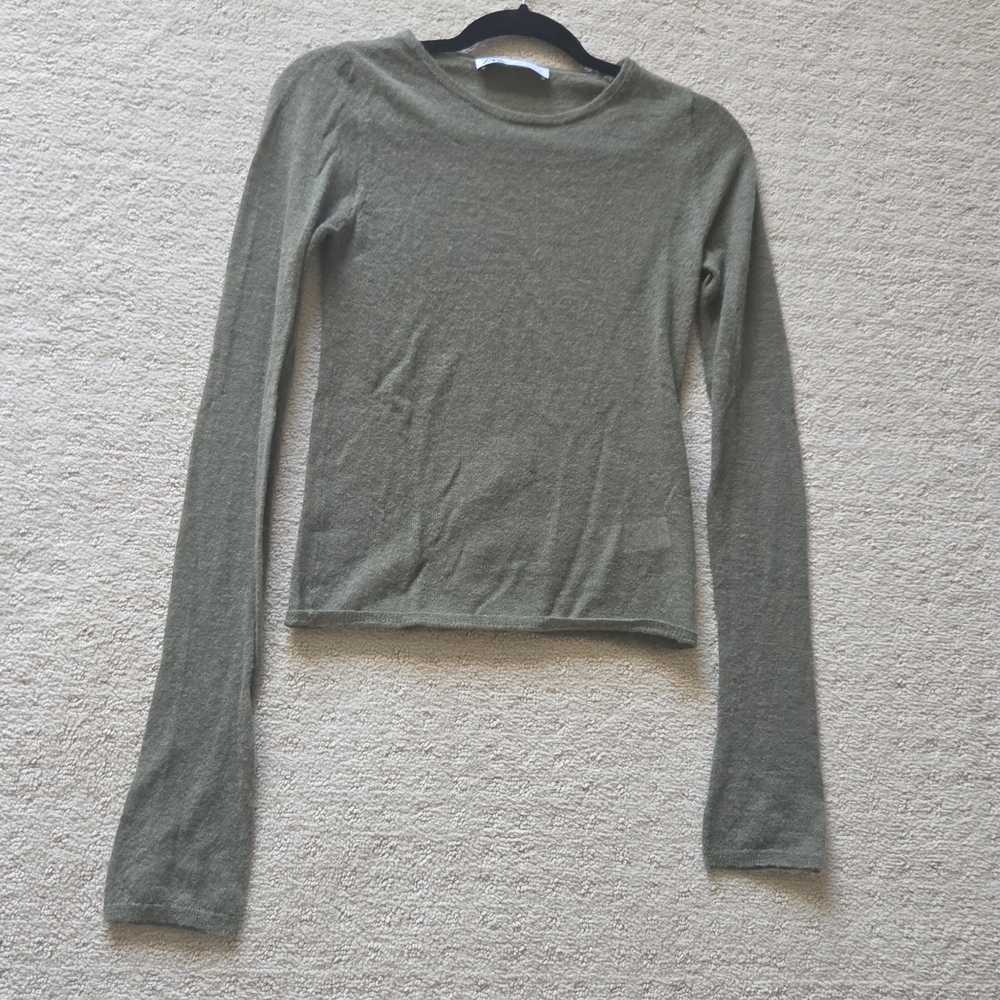 NWOT Zara Olive Green Women's Top - Picture 5 of 8